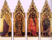 Gentile da  Fabriano Four Saints of the Quaratesi Polyptych oil painting